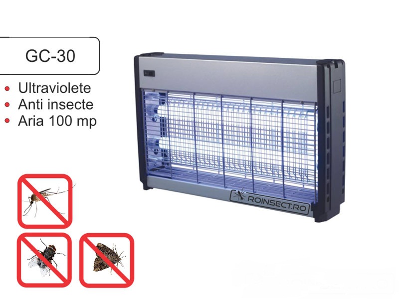 Distrugator insecte GC 30W (100 mp), semiprofesional  